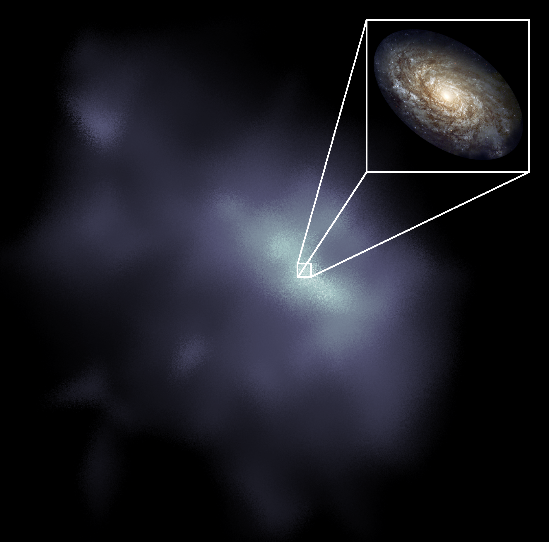Milky-way sized dark matter halo